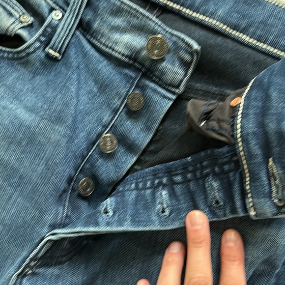 Mother denim size 27 Tomcat ankle fray and watch me - Picture 5 of 7